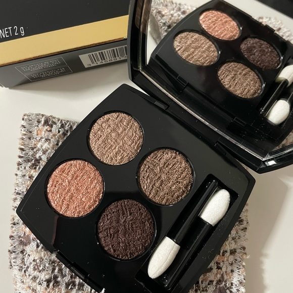 CHANEL Other - CHANEL LES 4 OMBRES TWEED Multi-Effect Quadra Eyeshadow 04 - TWEED BRUN ET ROSE